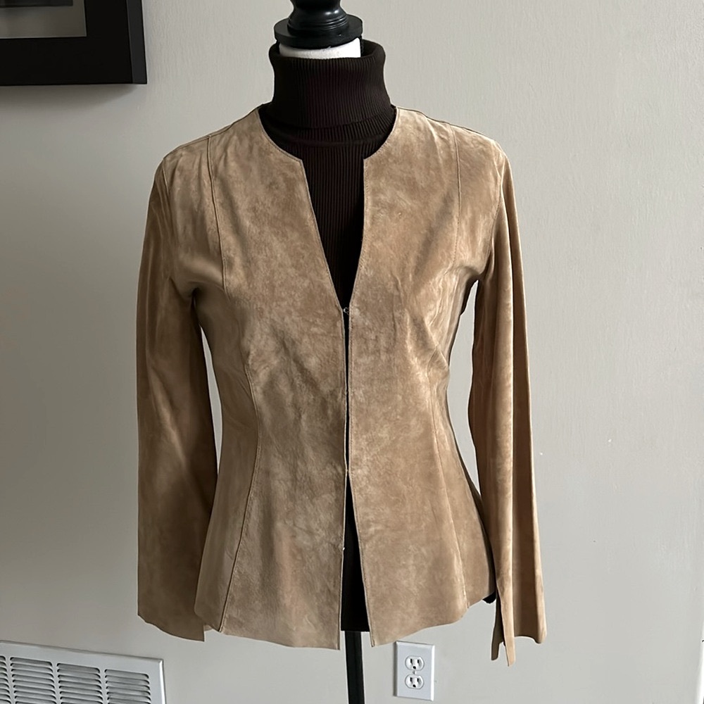Allan Denis 100% Leather Jacket, Size S